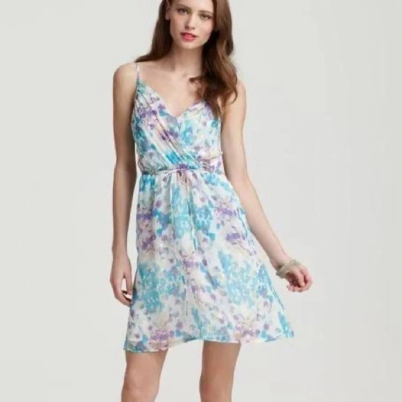 Yumi Kim Silk Goddess Watercolor Floral Dress - Size Small - Picture 1 of 7